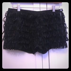 Fringe shorts